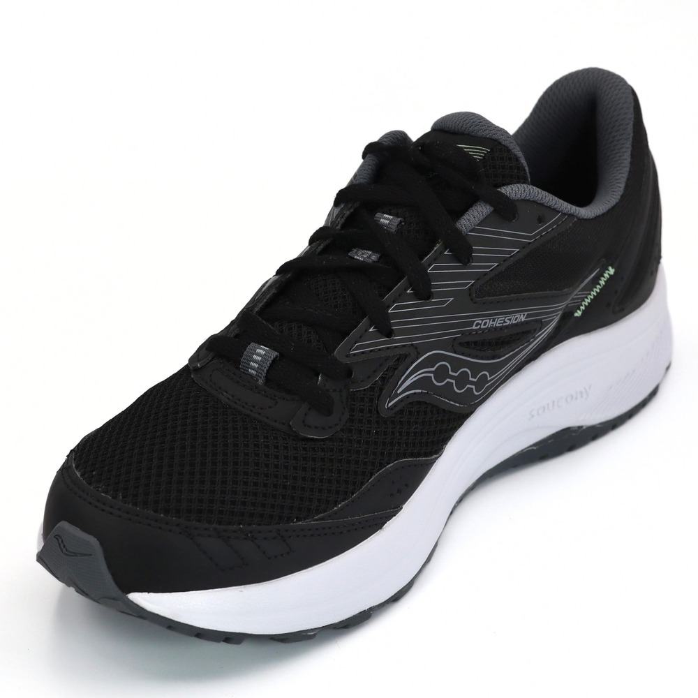 Saucony Cohesion 15 Running Womens 11 Black White Athletic Sneakers S10701-05